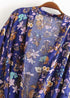 Kimono bohemio Violetta chic para mujer - Vestido morado